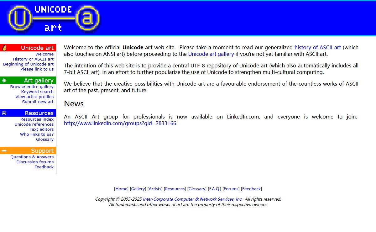 ҈ Unicode art - an extended ASCII art form ҈