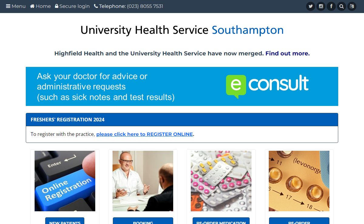 HOME - University Health Service