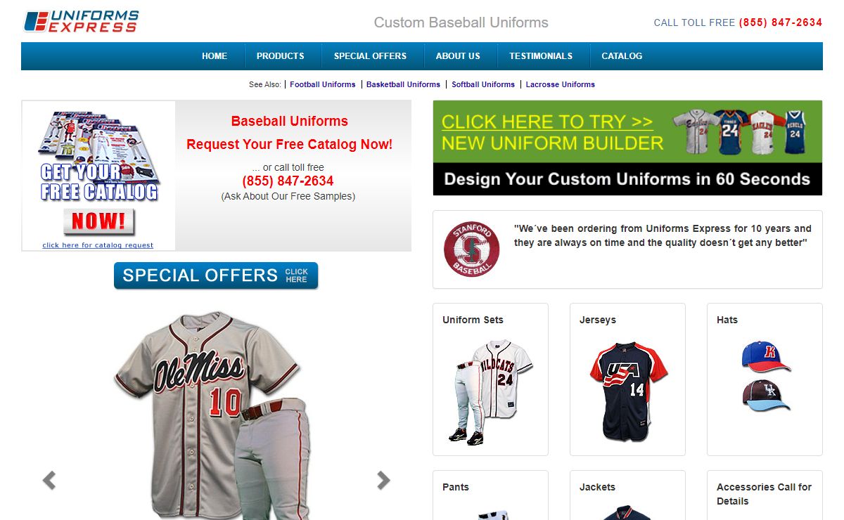 Custom Baseball Uniforms | UNIFORMS EXPRESS