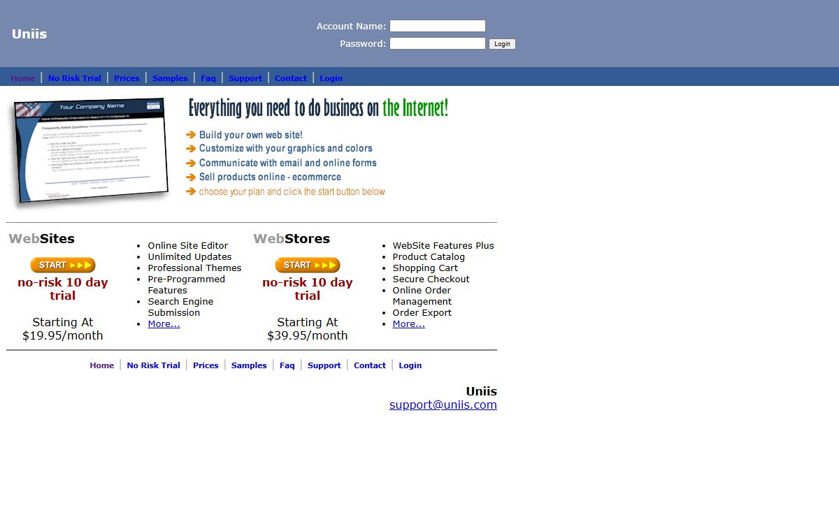 Uniis - Professional Web Sites!
