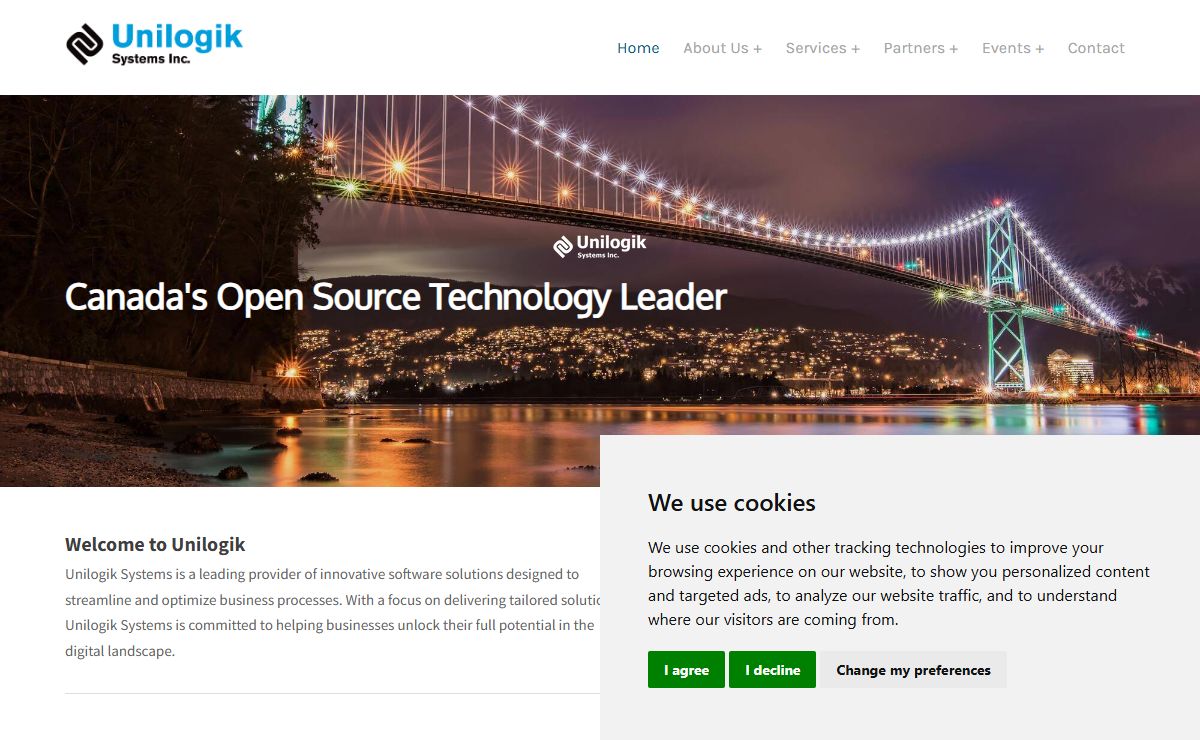 Canada's Open Source Technology Leader - Unilogik Systems