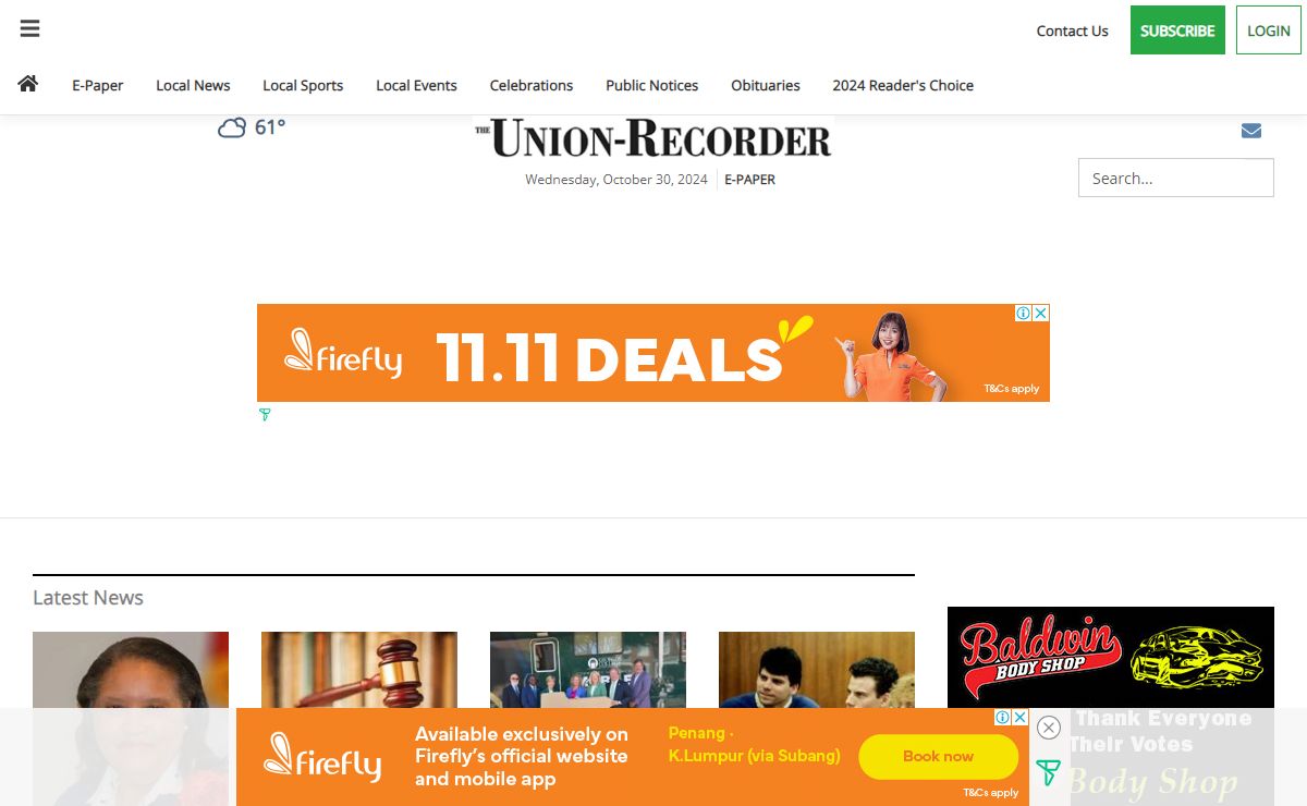 unionrecorder.com | Georgia's Oldest Continuously Published Newspaper