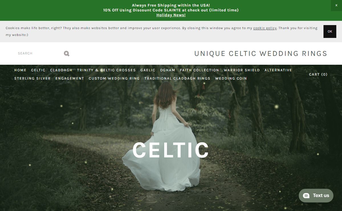 Unique Celtic Wedding Rings