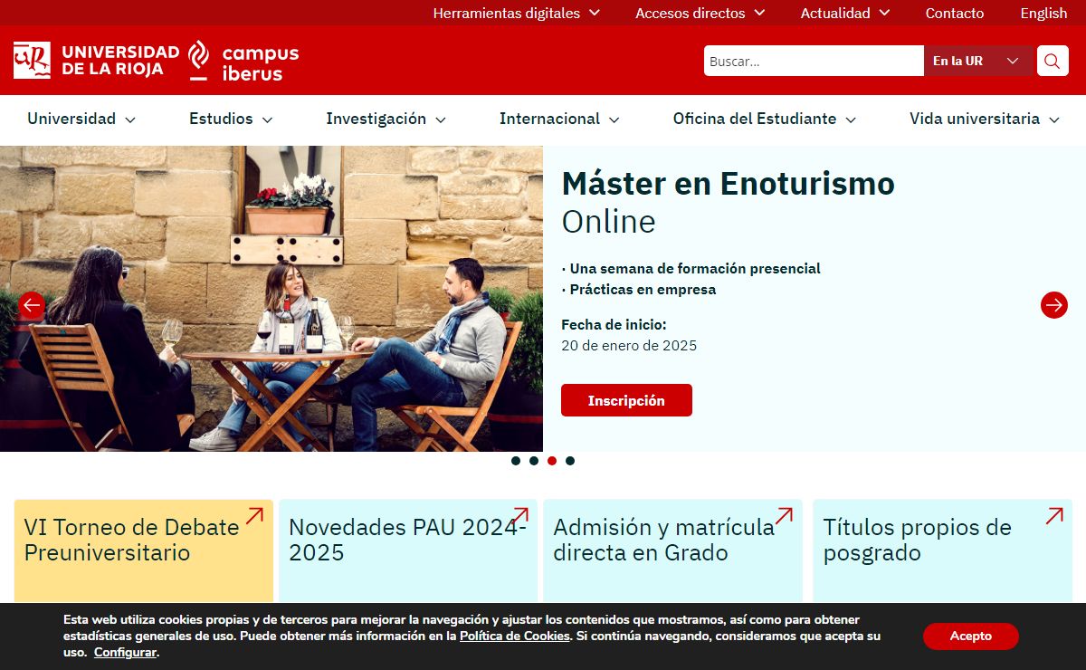 Universidad de La Rioja - Universidad pública en Logroño - Unirioja
