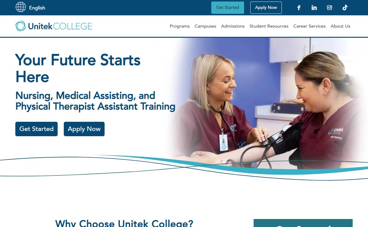 Nursing School | Medical Assisting | PTA Training Programs | Unitek College