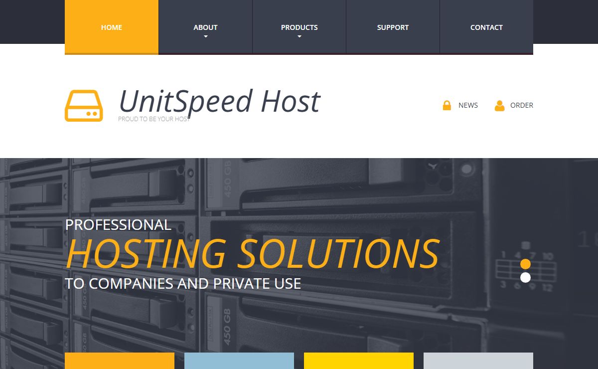 Professional and affordable web hosting services | UnitSpeed Host