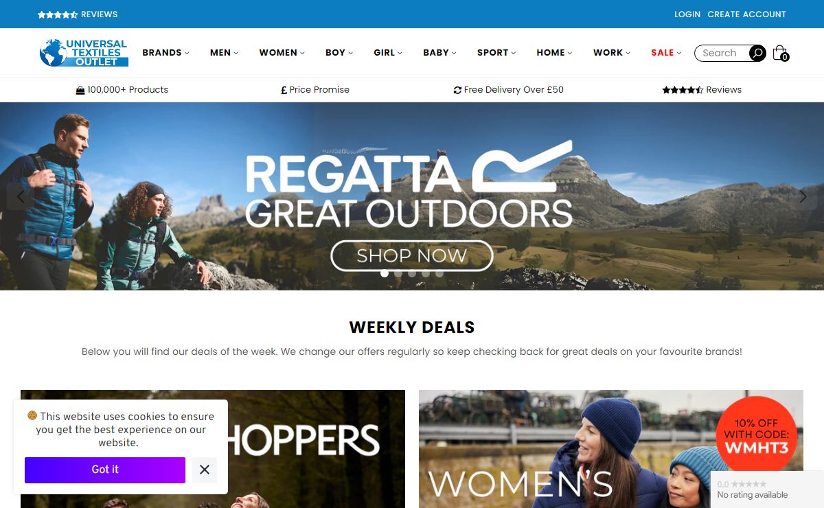 Universal Textiles Outlet | Up to 70% Off Top Brands