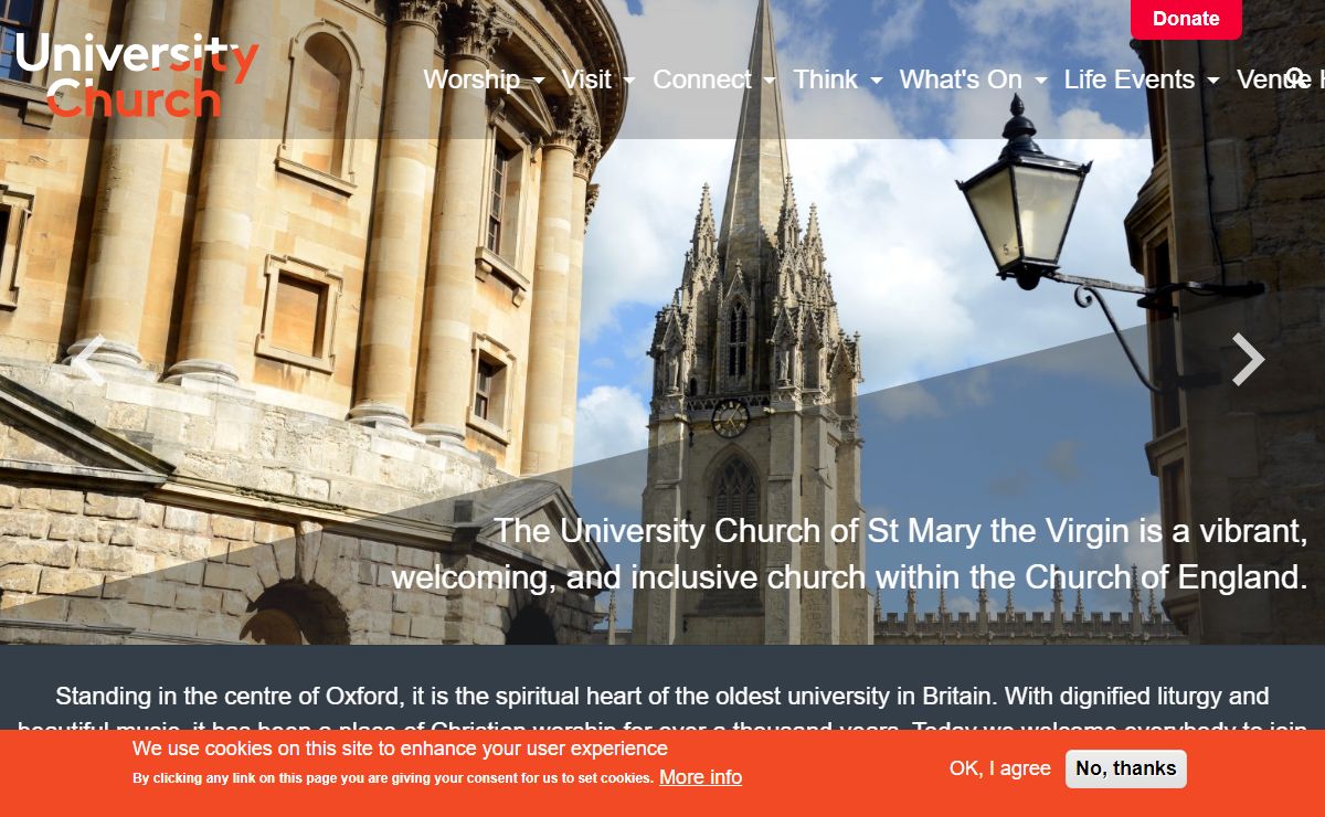 Welcome to the University Church | University Church of St Mary the Virgin