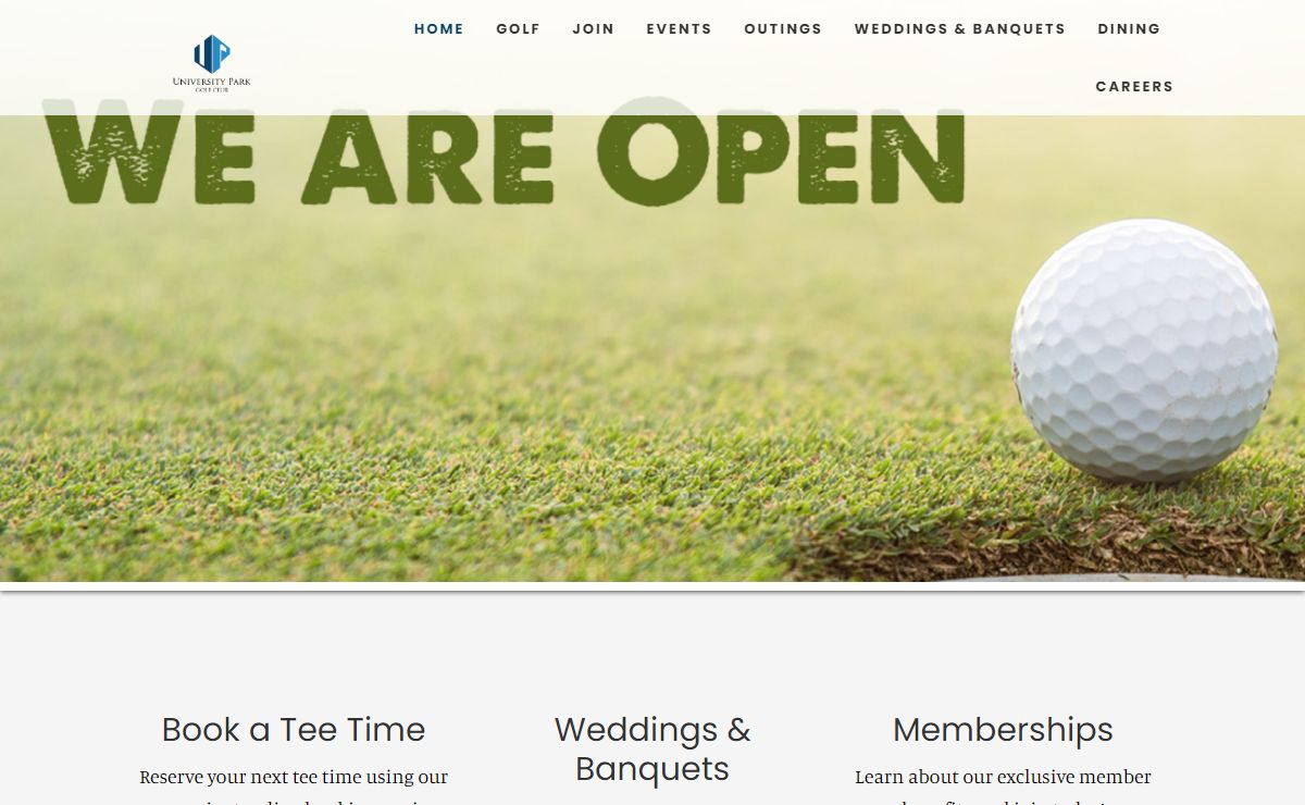 Homepage - University Park Golf Club