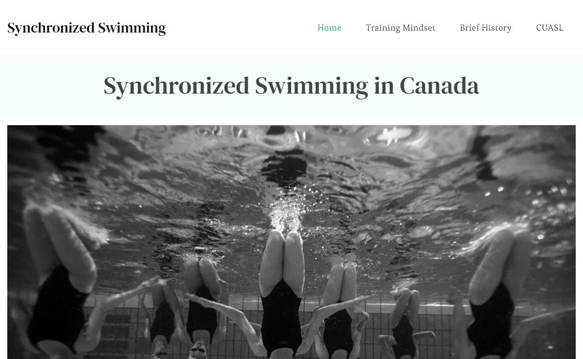 Synchronized swimming in Canada | CUASL Brief History