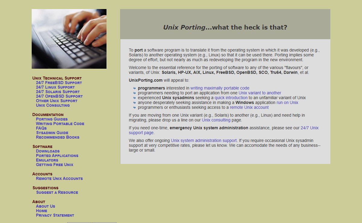 Unix Porting - Linux, FreeBSD, Solaris Support