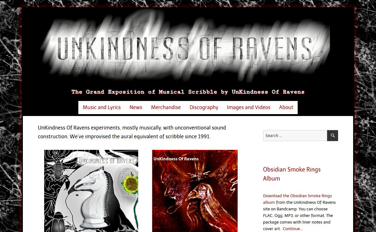 UnKindness Of Ravens – The Grand Exposition of Musical Scribble
