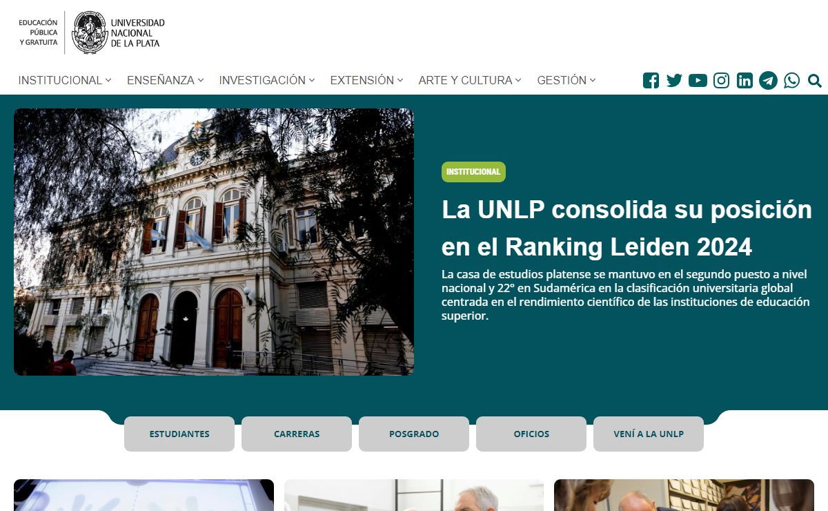Universidad Nacional de La Plata | UNLP