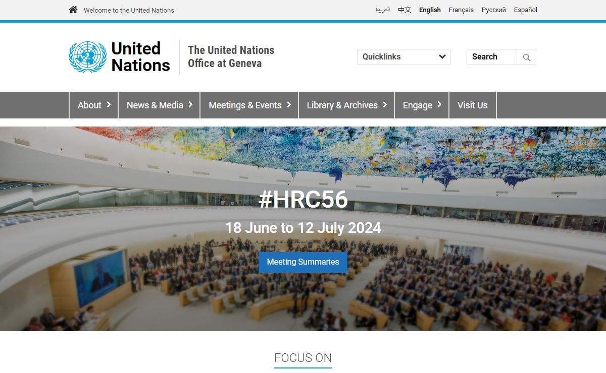 Homepage | The United Nations Office at Geneva