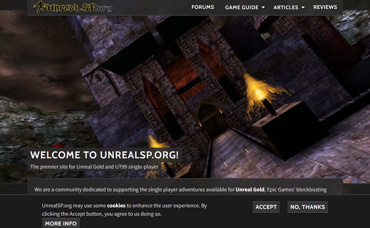 UnrealSP.org, the premier Unreal single player site