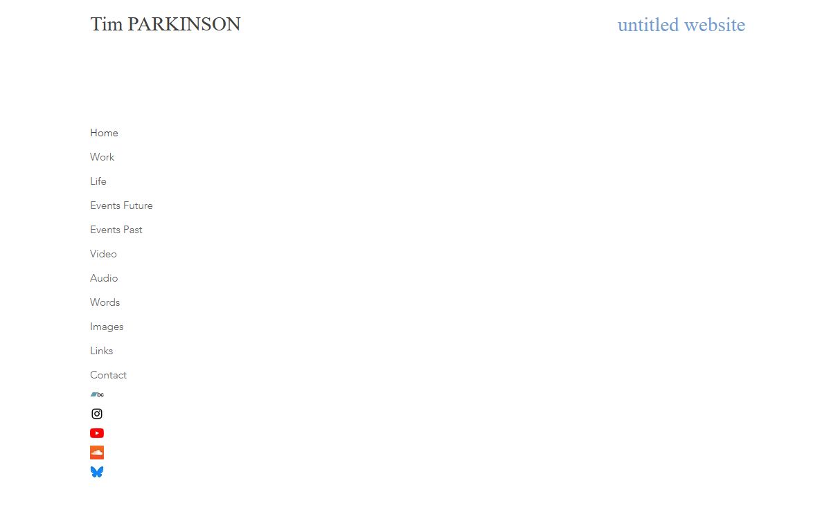 Composer | tim parkinson - untitled website