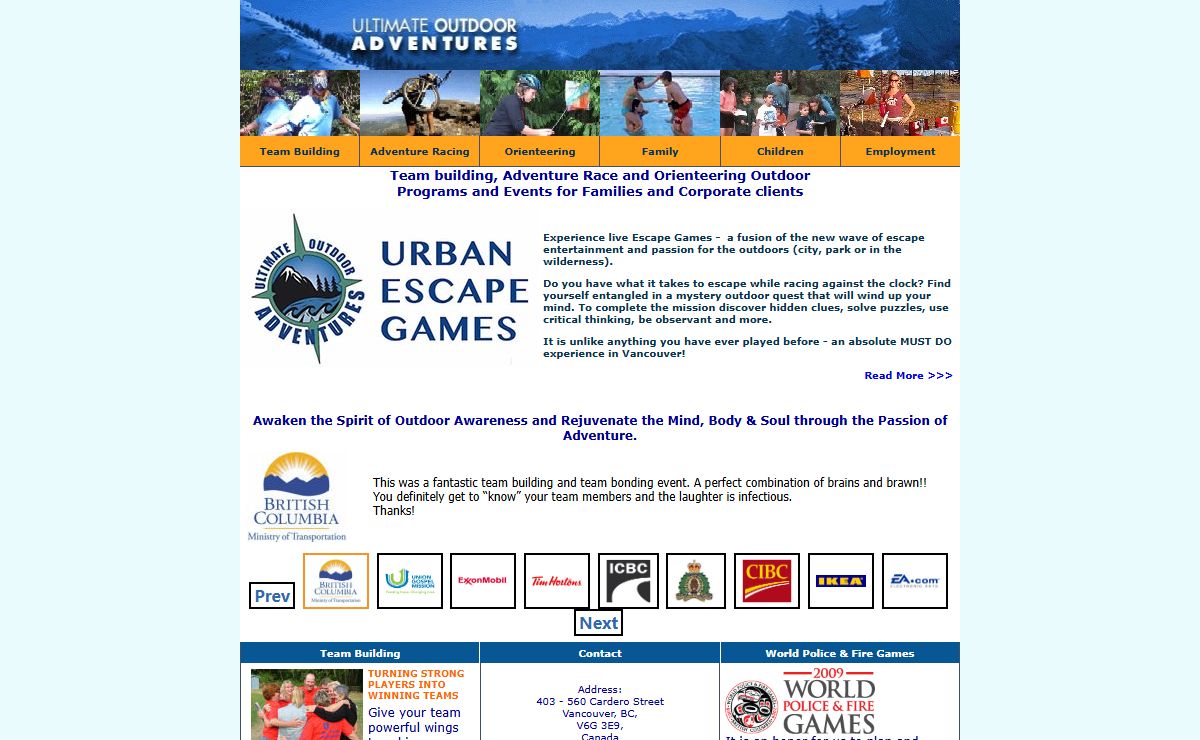 Corporate Team Building, Adventure Race, Orienteering, Outdoor Events, Leadership, Programs & Games