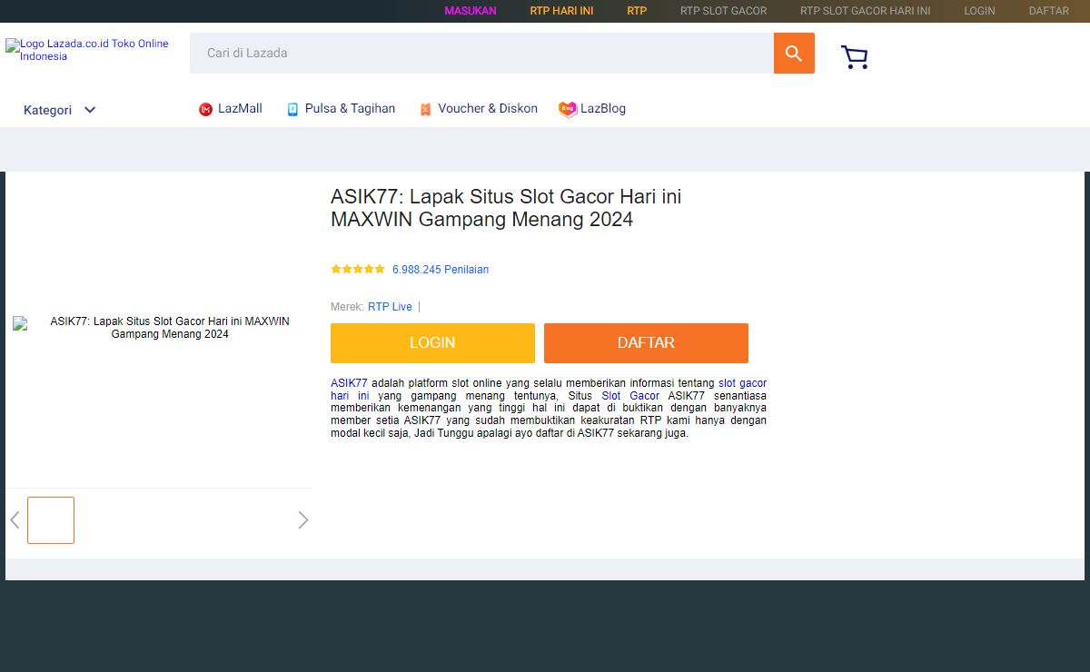 ASIK77: Lapak Situs Slot Gacor Hari ini MAXWIN Gampang Menang 2024