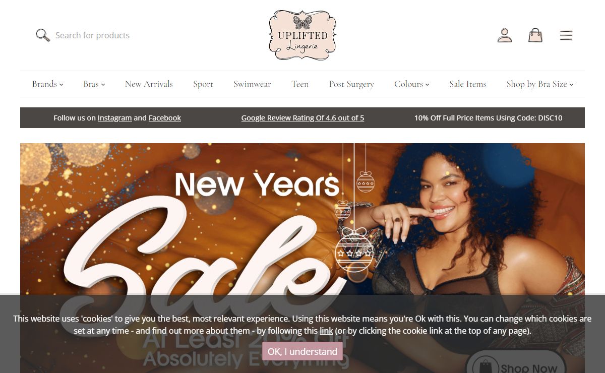 Buy Bras Online with Free UK Delivery | Uplifted Lingerie