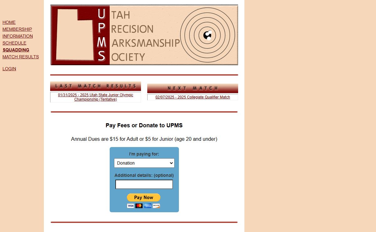 Utah Precision Marksmanship Society : Welcome