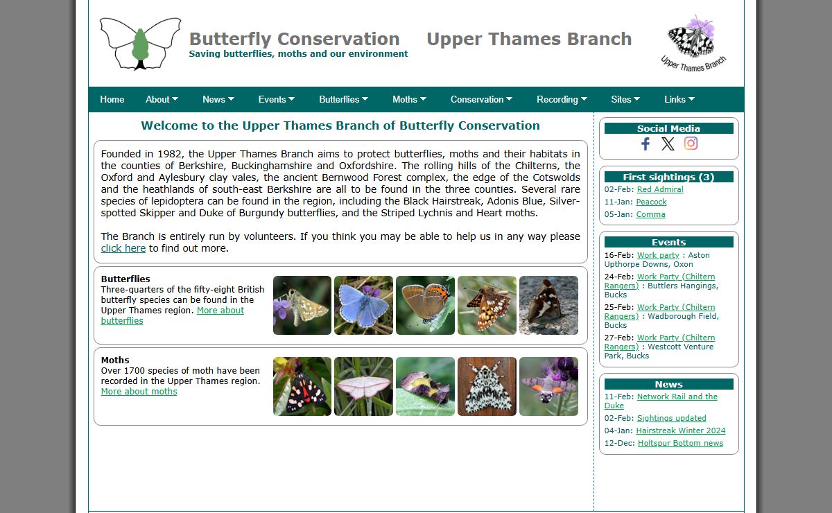 Butterfly Conservation - Upper Thames Branch - Home Page