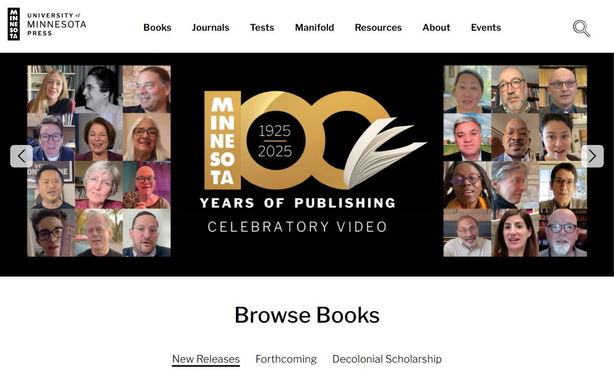 Home - University of Minnesota Press