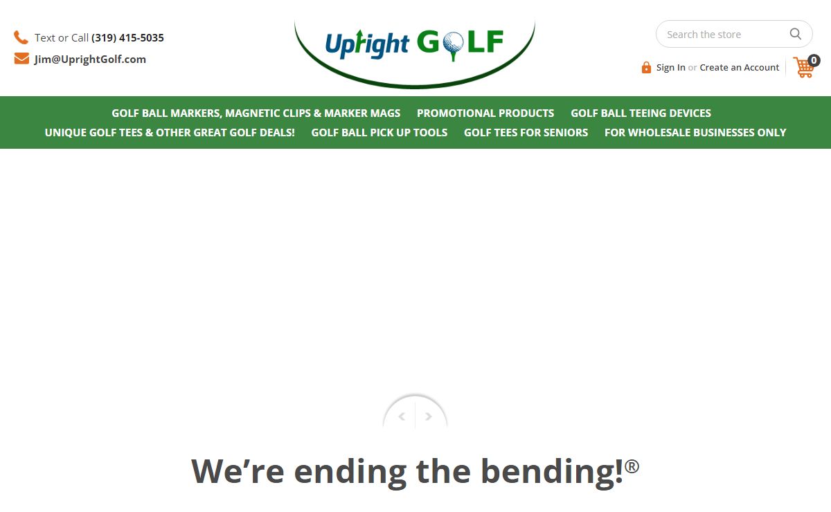 Upright Golf