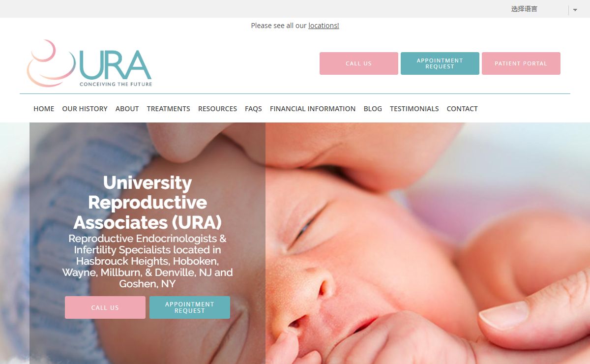University Reproductive Associates (URA): Reproductive Endocrinologists: Hasbrouck Heights, Hoboken, Wayne, Denville, NJ and Goshen, NY