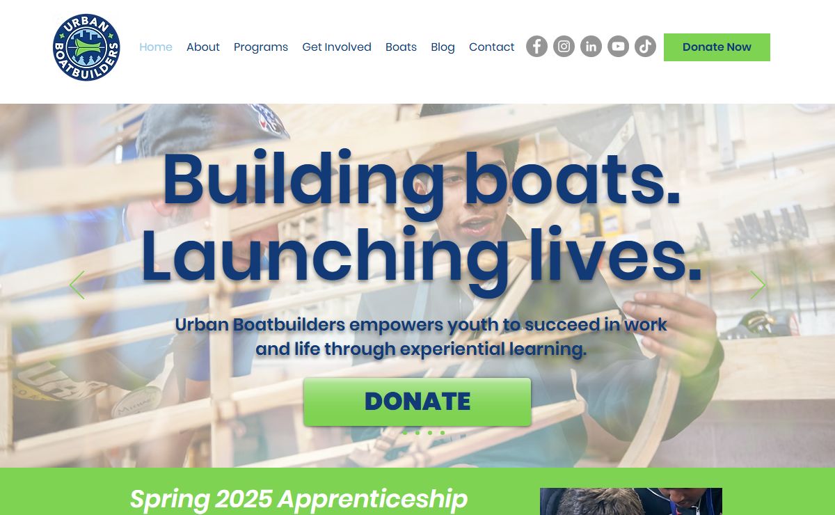 Urban Boatbuilders I Building Boats. Launching Lives. | Saint Paul, MN