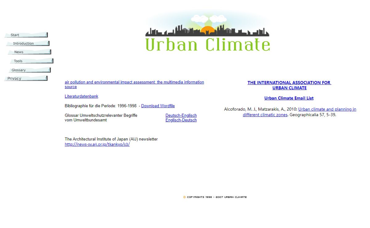 Urban Climate