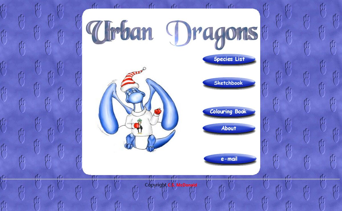 Urban Dragon Title Page