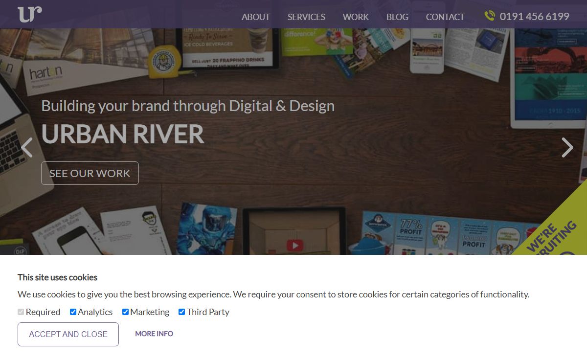 Web Design Newcastle by Urban River, a full-service agency