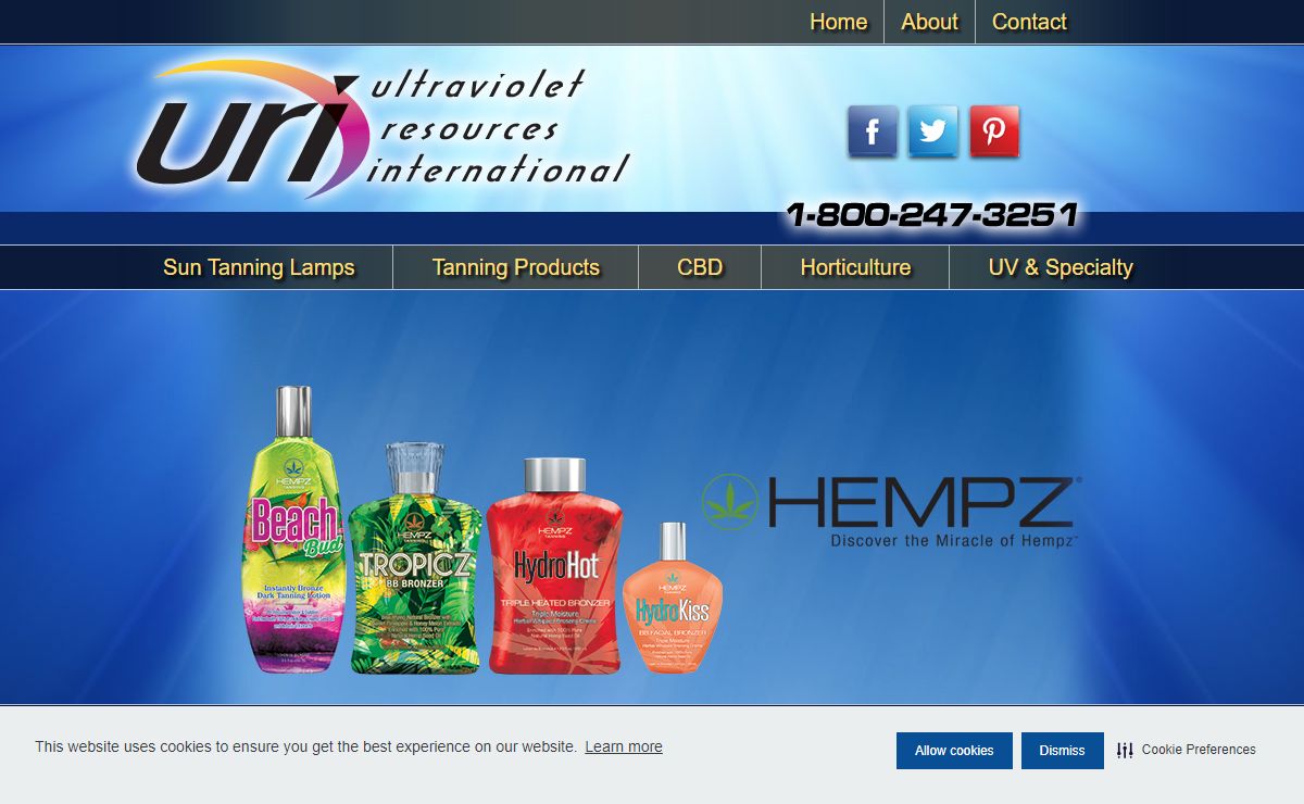 Tanning Lamps, Grow Lights, Phototherapy | Ultraviolet Resources International