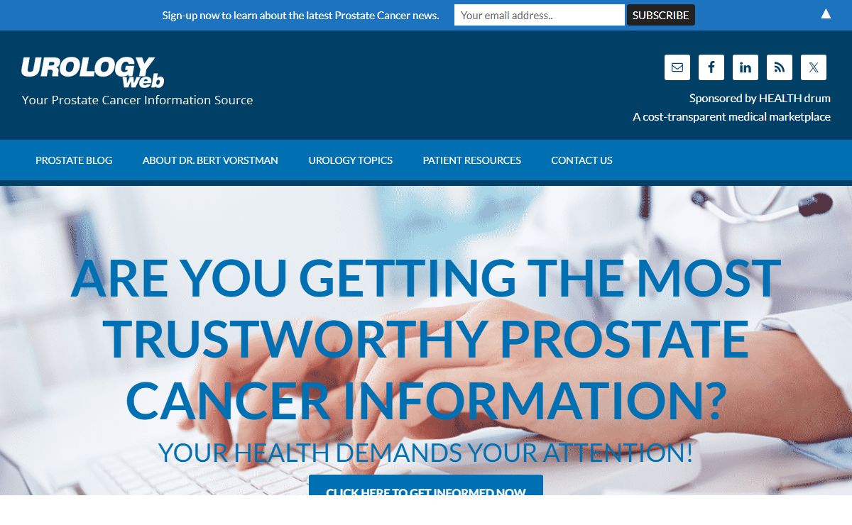 Prostate Cancer Information and Prostate Cancer Treatment - UrologyWeb