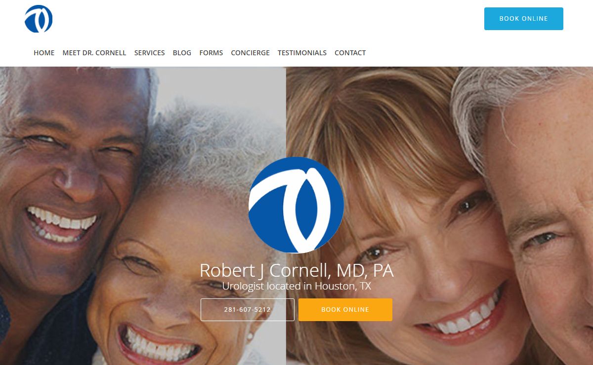 Robert J Cornell, MD, PA: Urologist Houston, TX