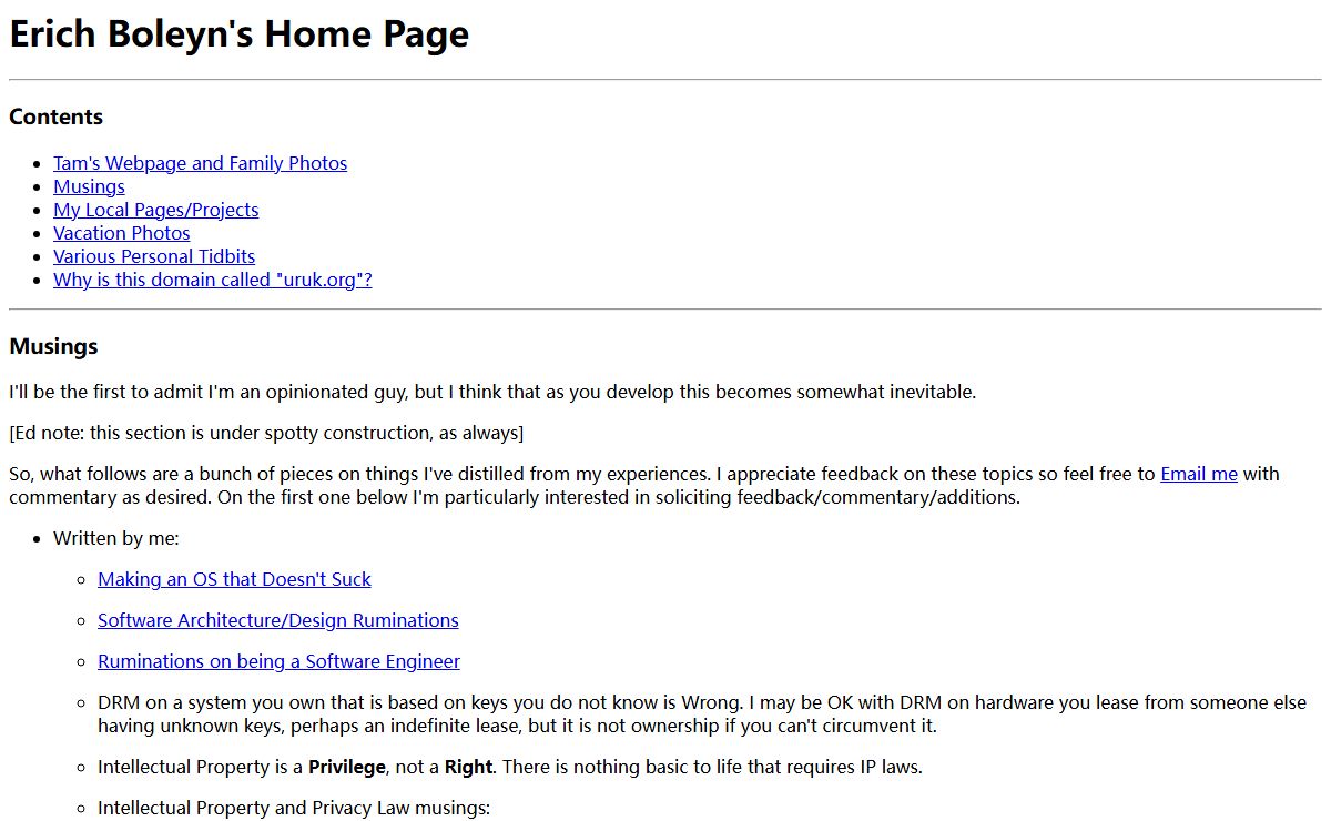 Erich Boleyn's Home Page