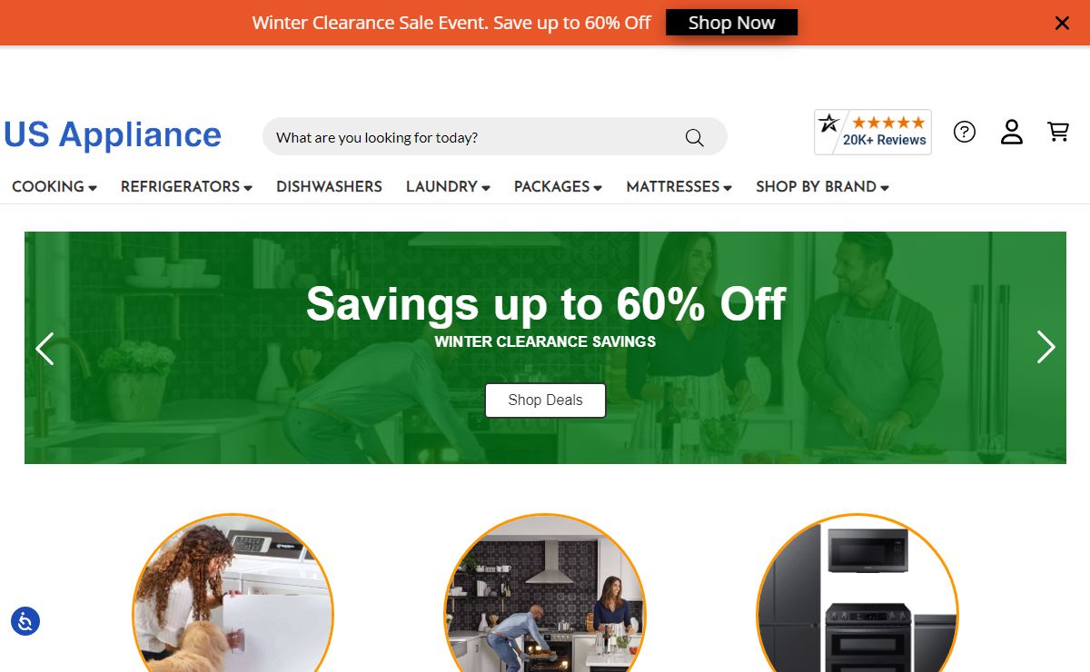 US Appliance Low Prices Online on Major Home Appliances.