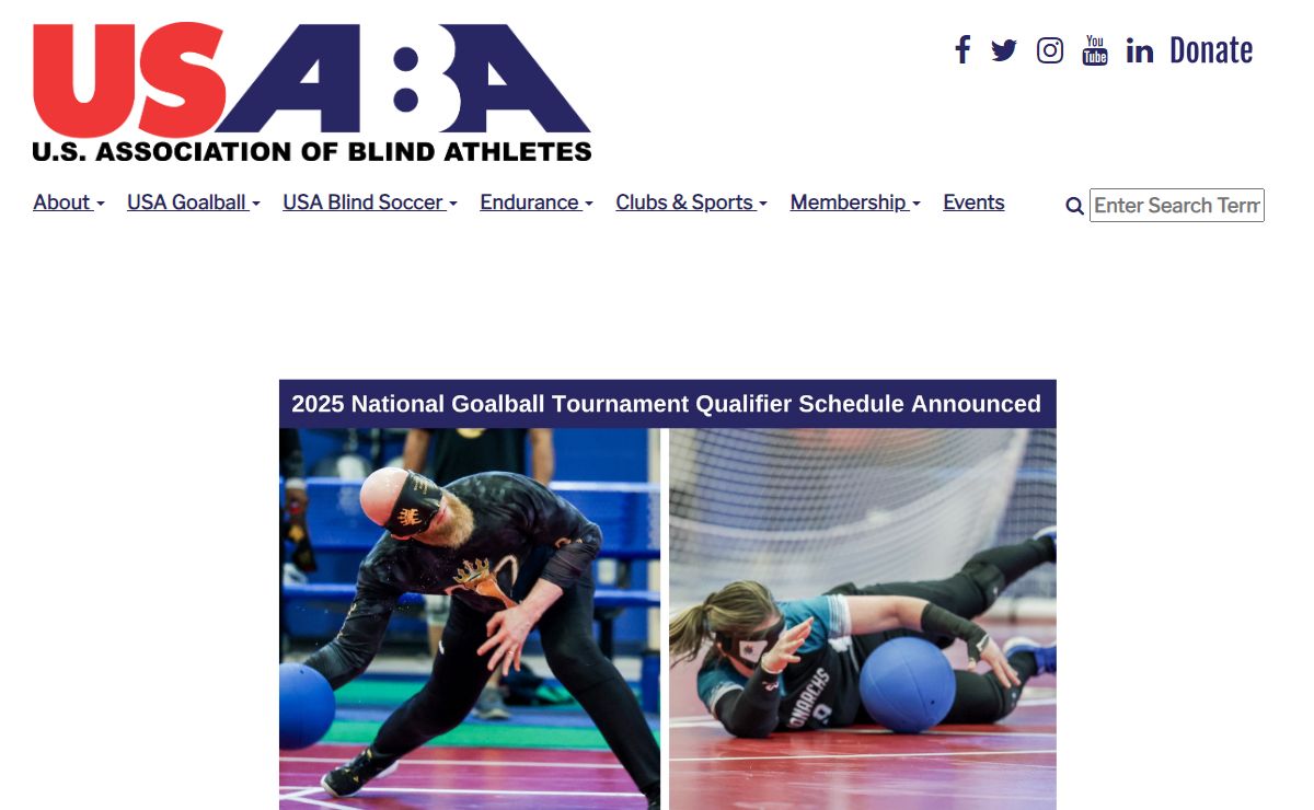 Home - U.S. Association of Blind Athletes