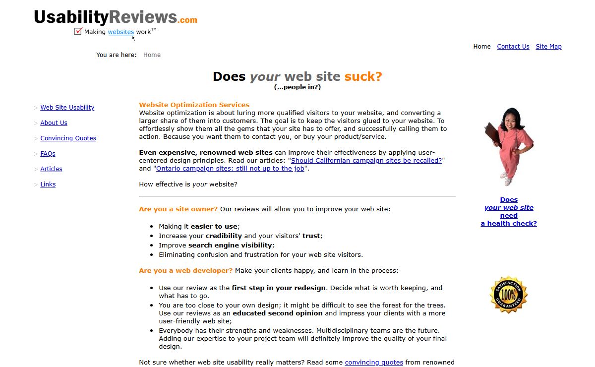 **Website Usability reviews and testing || Web site optimization services; near Toronto, Canada