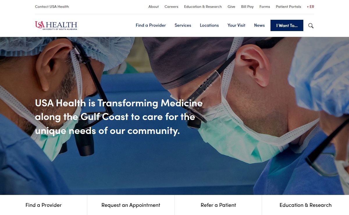 USA Health - The Region’s Only Academic Medical Center | USA Health