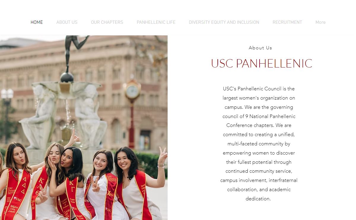 USC Panhellenic | Greek Life | University of Southern California
