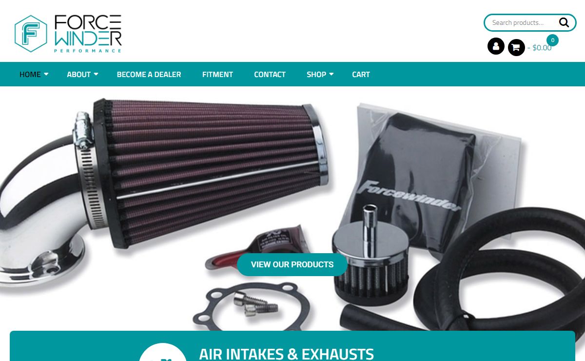 Home - ForceWinder Motorcycle Air Cleaners, Air Intakes, Motorcycle Parts