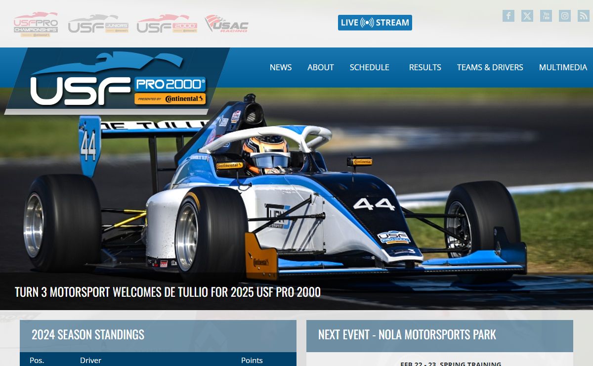 USF Pro 2000 Presented by Continental Tire