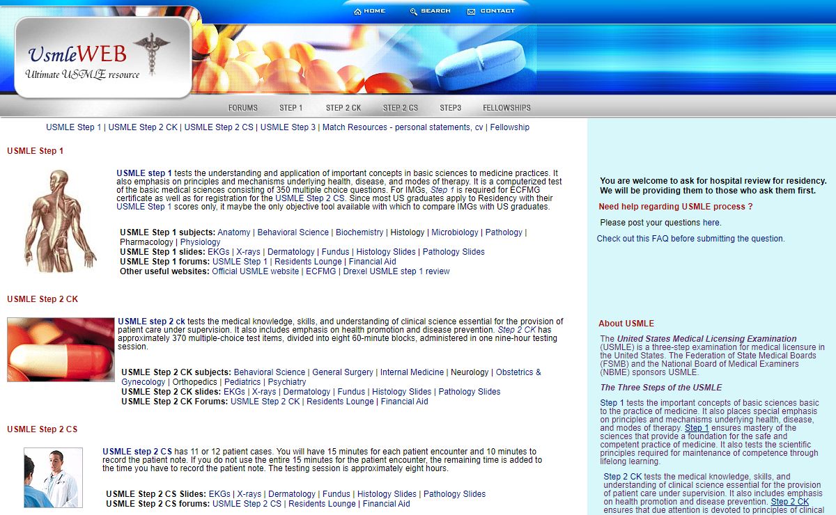 usmle forum, usmle help, residency reviews and residency forum, fellowship info | USMLE WEB
