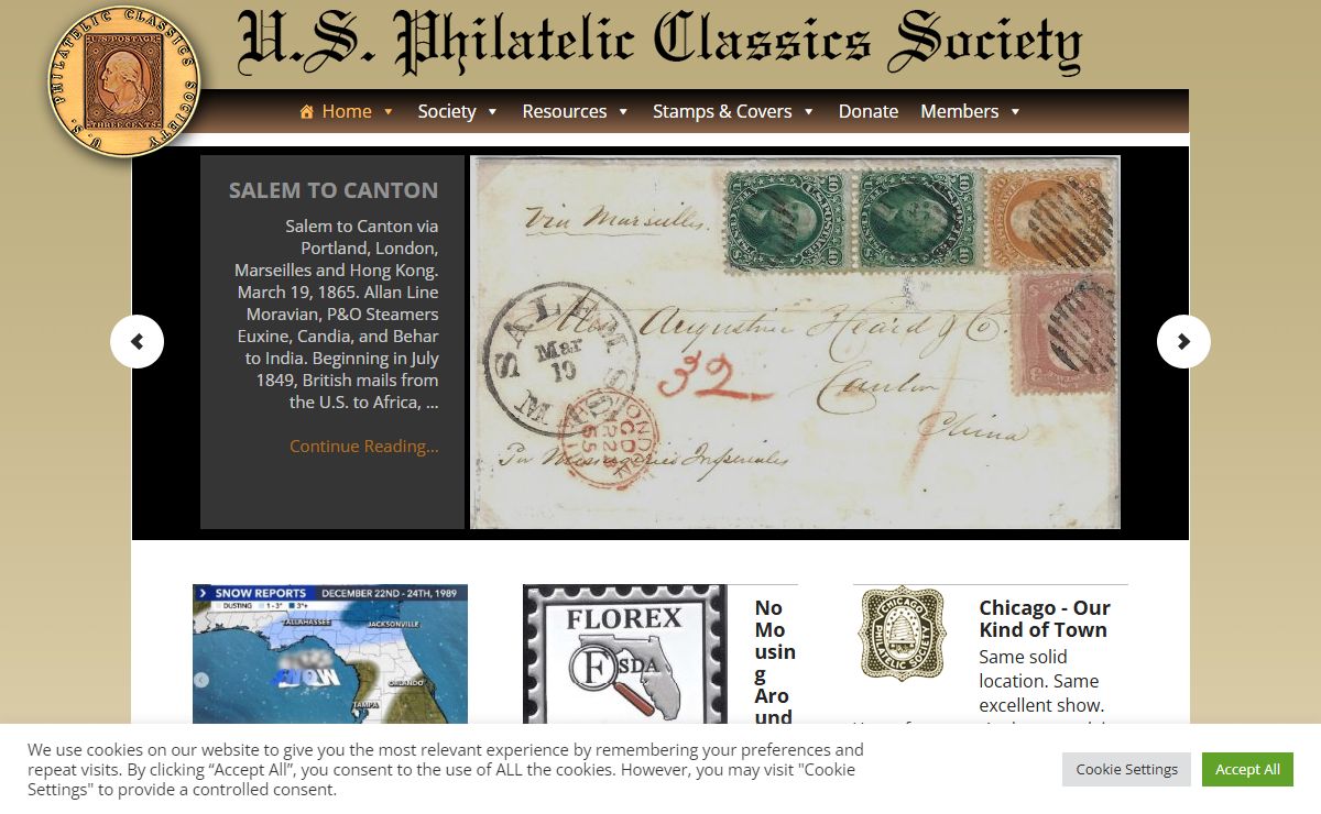 USPCS — U.S. Philatelic Classics Society
