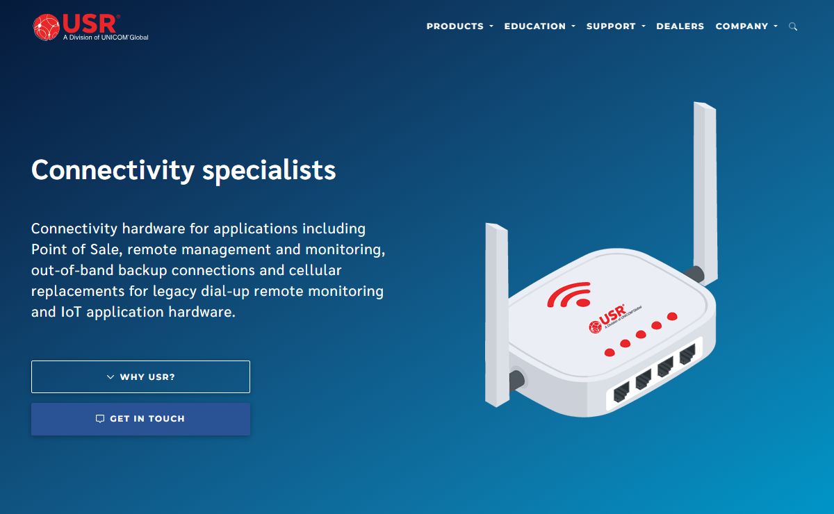 Connectivity hardware for applications | USR