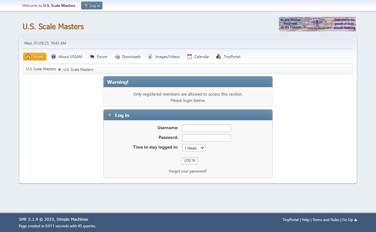 Log in