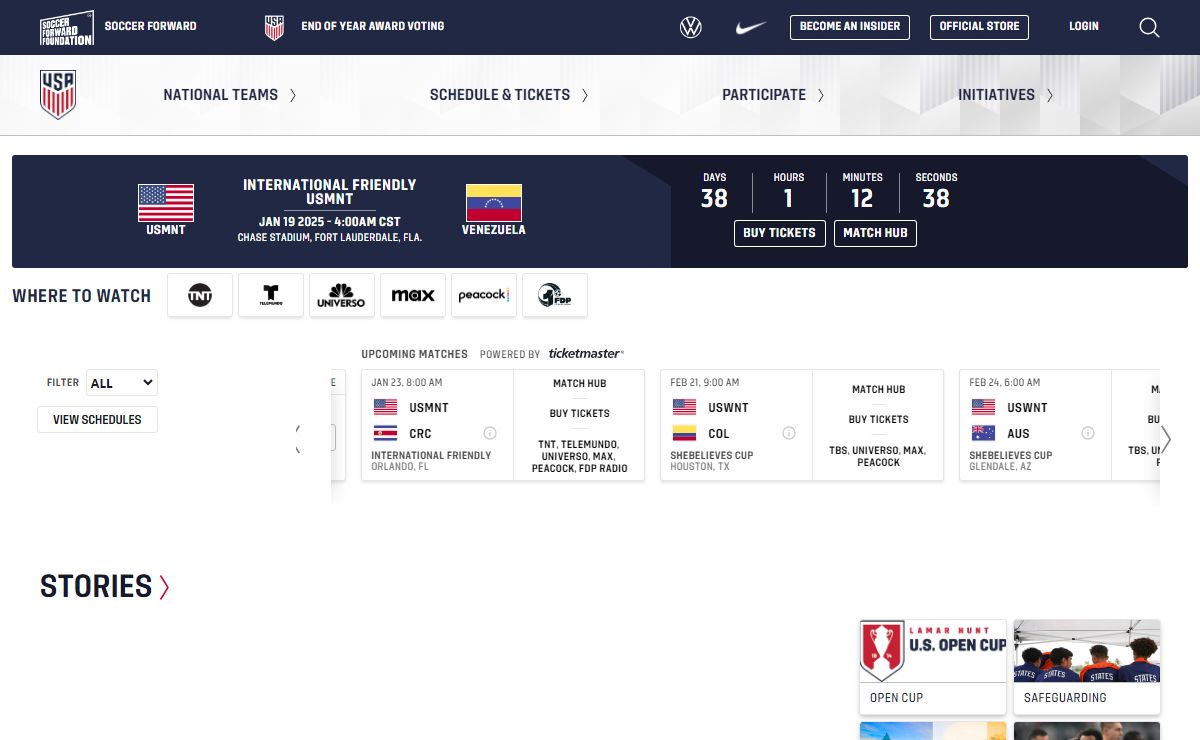 U.S. Soccer Official Website | USWNT & USMNT