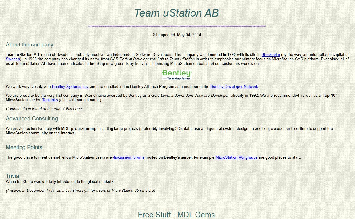 Team uStation AB