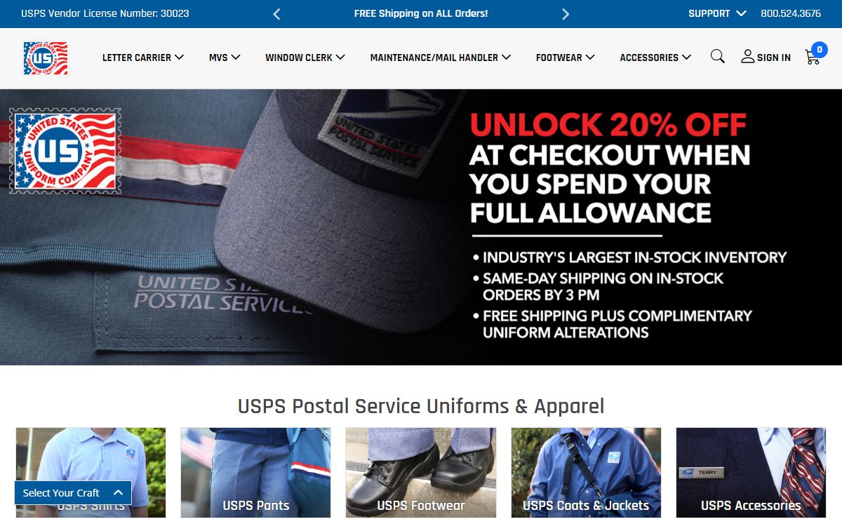 US Uniforms Postal | Quality USPS Postal Uniforms at Discount Prices